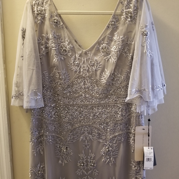 Adrianna Papell Dresses & Skirts - Beaded Wide Sleeve Gown